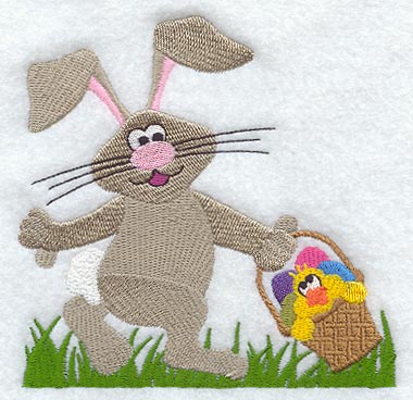 Skipping Bunny & Basket