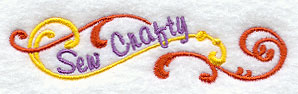 Sew Crafty Swirls and Curls