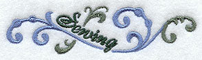 Sewing Swirls and Curls