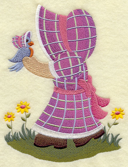 Bird Lover Sunbonnet Sue