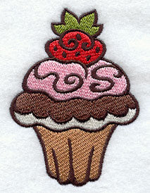 Delectable Strawberry Cupcake