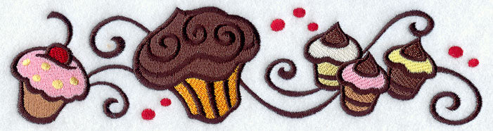 Delectable Cupcake Border