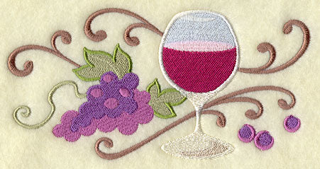 Whimsical Wine Rectangle