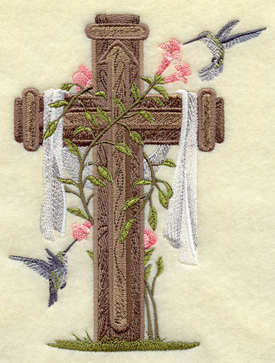 Cross and Hummingbirds