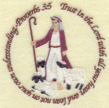 Proverbs 3:5 - Shepherd and Flock