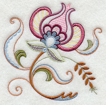 Vintage Jacobean Flower 4