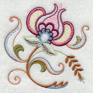 Vintage Jacobean Flower 4