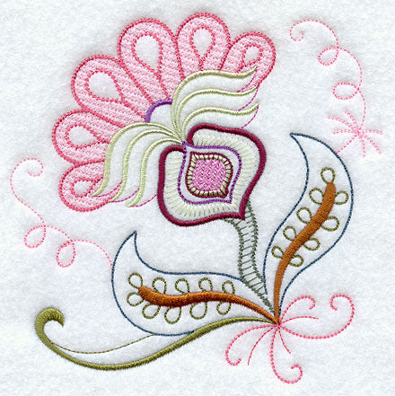 Vintage Jacobean Flower 8