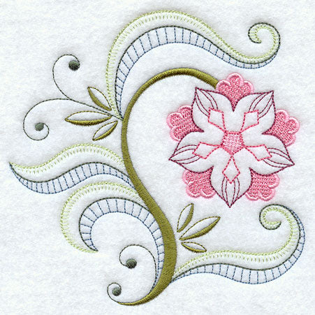 Vintage Jacobean Flower 9