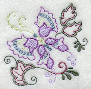 Vintage Jacobean Butterfly 1