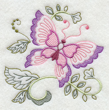 Vintage Jacobean Butterfly 2
