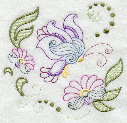 Vintage Jacobean Butterfly 3