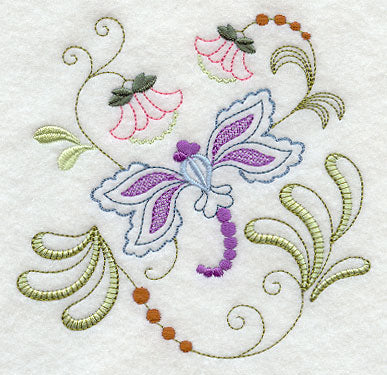 Vintage Jacobean Dragonfly 1