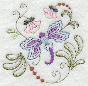 Vintage Jacobean Dragonfly 1