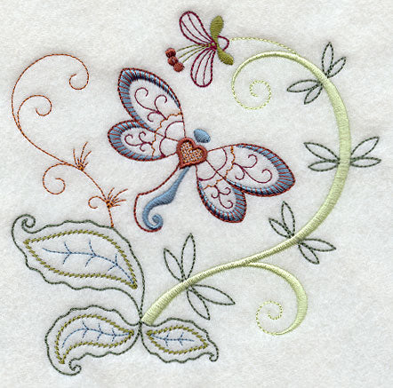 Vintage Jacobean Dragonfly 2