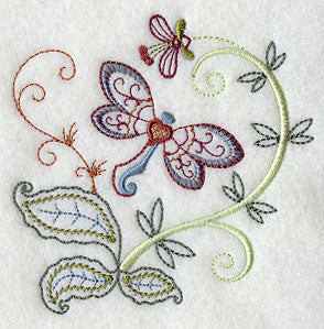 Vintage Jacobean Dragonfly 2