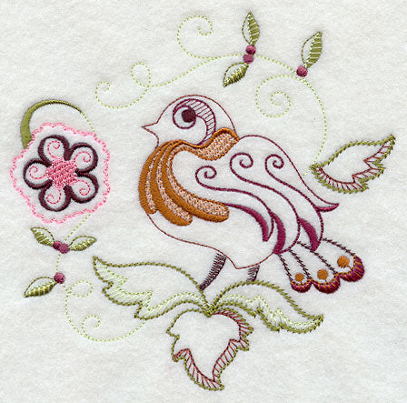 Vintage Jacobean Robin