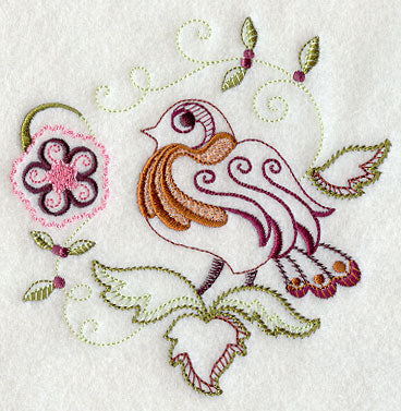 Vintage Jacobean Robin