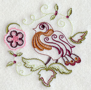 Vintage Jacobean Robin