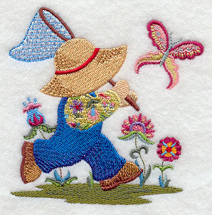 Fisherman Fred with Jacobean Flowers