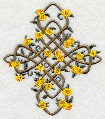 Celtic Roses Cross