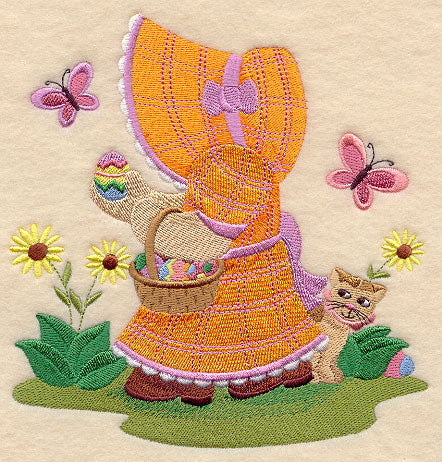 Egg Hunt Sunbonnet Sue