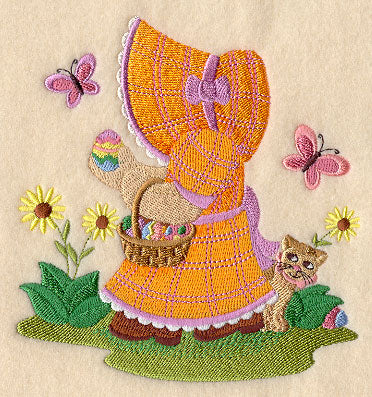 Egg Hunt Sunbonnet Sue