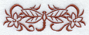 Woodcut Dragonfly Border