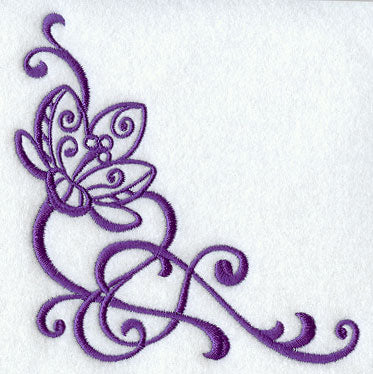 Floral Filigree Corner