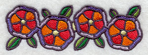 Striking Stained Glass Border