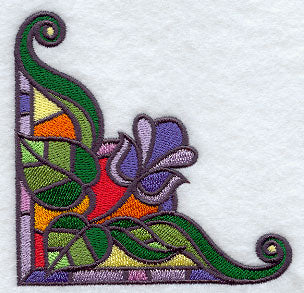 Striking Stained Glass Corner