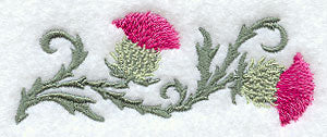 Blooming Thistles Border