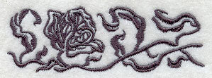 Woodsy Rose Border