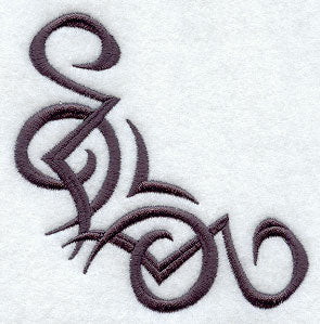 Tribal Swirls Corner