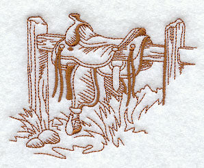 Old West Quick-Stitch Saddle