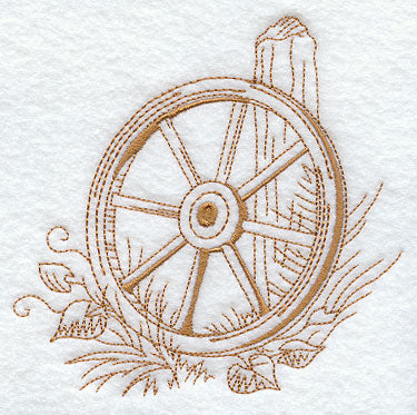 Old West Quick-Stitch Wagon Wheel