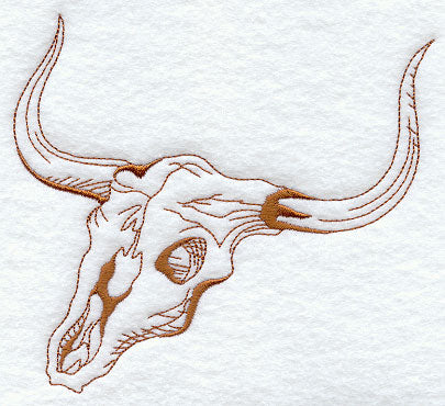 Old West Quick-Stitch Steer Skull