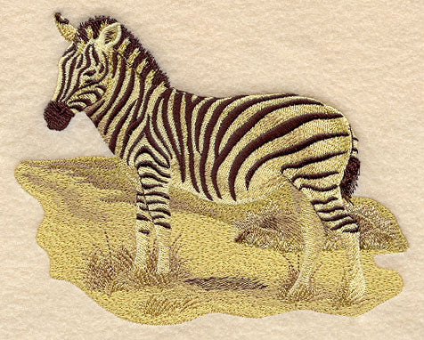 Sepia Safari Zebra