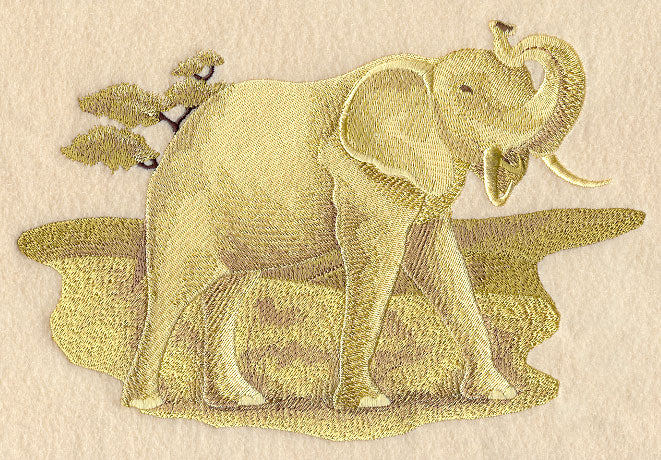 Sepia Safari Elephant
