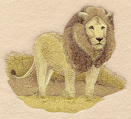 Sepia Safari Lion