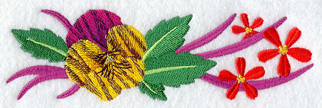 Tiger Pansy Border