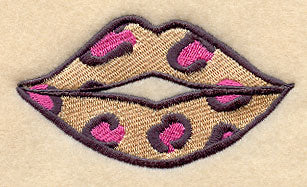 Leopard Print Lips