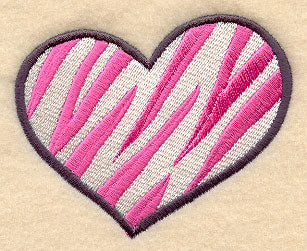 Zebra Print Heart