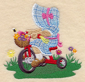 Sunbonnet Sue on Tricycle