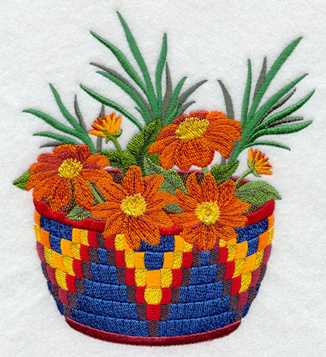 Mexican Flower Basket