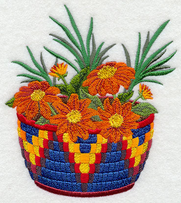 Mexican Flower Basket