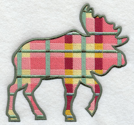 Northwoods Plaid Moose