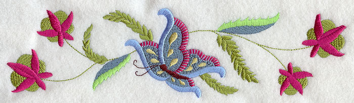 Jacobean Floral Border