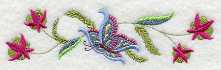 Jacobean Floral Border