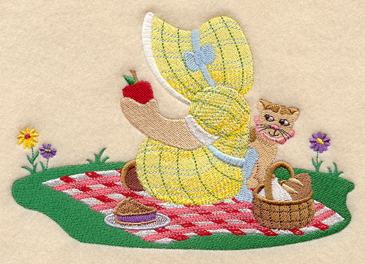 Picnicking Sunbonnet Sue
